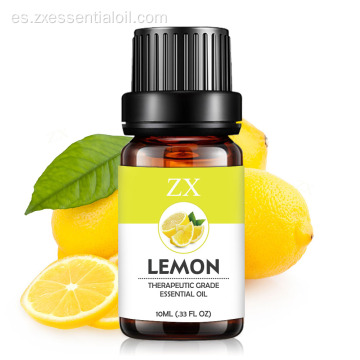 Aceite esencial de limón natural puro 100% para la piel.
